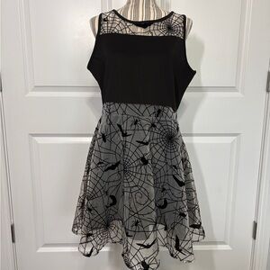 Spirit Black Midi Dress